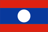 Laos National Flag Sewn Flags - United Flags And Flagstaffs