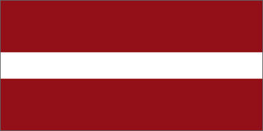 Latvia National Flag Sewn Flags - United Flags And Flagstaffs