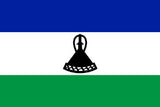 Lesotho National Flag Sewn Flags - United Flags And Flagstaffs