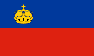 Liechtenstein National Flag Sewn Flags - United Flags And Flagstaffs