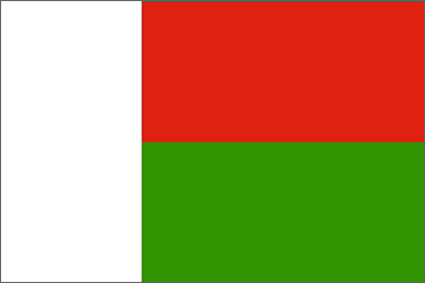Madagascar National Flag Sewn Flags - United Flags And Flagstaffs