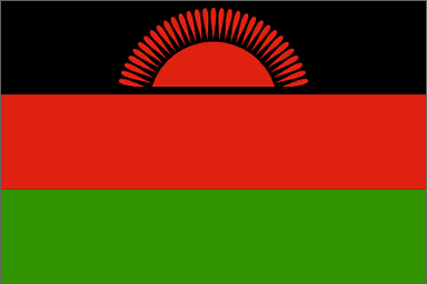 Malawi National Flag Sewn Flags - United Flags And Flagstaffs