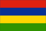 Mauritius Faso National Flag Printed Flags - United Flags And Flagstaffs