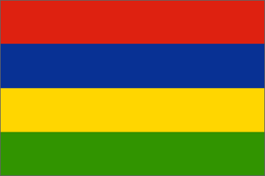 Mauritius Faso National Flag Printed Flags - United Flags And Flagstaffs