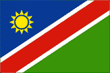 Namibia National Flag Printed Flags - United Flags And Flagstaffs