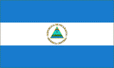 Nicaragua National Flag Printed Flags - United Flags And Flagstaffs