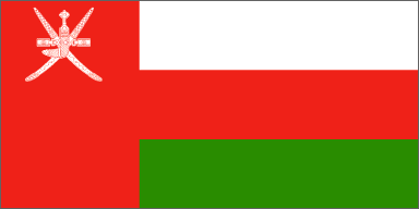 Oman National Flag Sewn Flags - United Flags And Flagstaffs