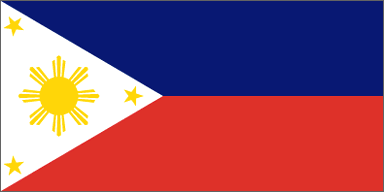 Phillipines National Flag Sewn Flags - United Flags And Flagstaffs