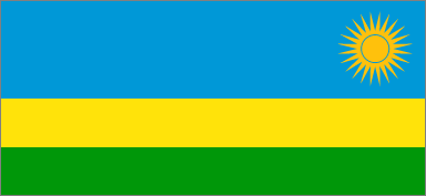 Rwanda National Flag Sewn Flags - United Flags And Flagstaffs