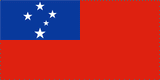Samoa National Flag Sewn Flags - United Flags And Flagstaffs