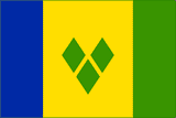 St Vincent and Grenadines National Flag Sewn Flags - United Flags And Flagstaffs