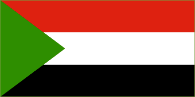 Sudan National Flag Sewn Flags - United Flags And Flagstaffs