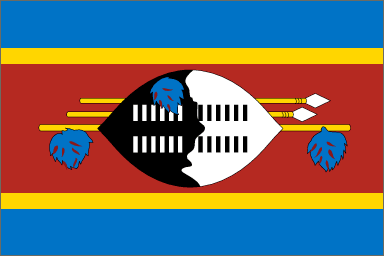 eSwatini (Swaziland) National Flag Sewn Flags - United Flags And Flagstaffs