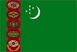 Turkmenistan National Flag Printed Flags - United Flags And Flagstaffs