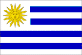 Uruguay National Flag Printed Flags - United Flags And Flagstaffs