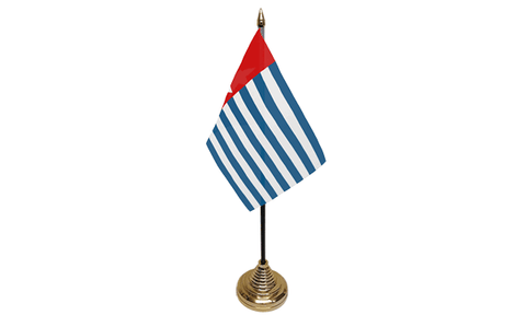 Republic of West Papua Table Flag Flags - United Flags And Flagstaffs