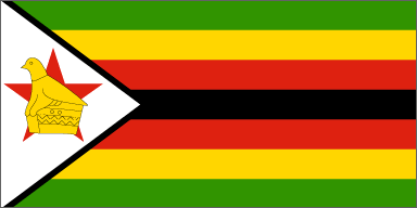 Zimbabwe National Flag Printed Flags - United Flags And Flagstaffs